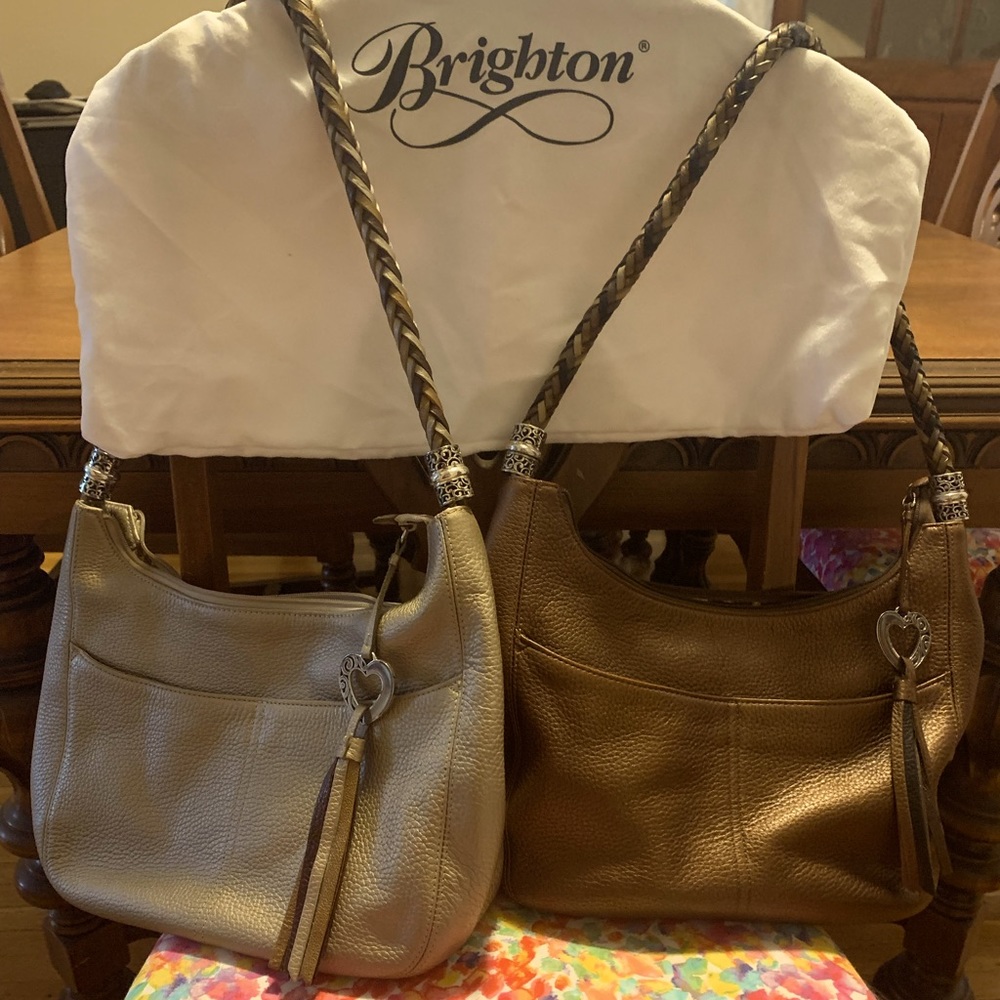 (2) Brighton Hobo bags w/Brighton storage bag-great for all seasons!